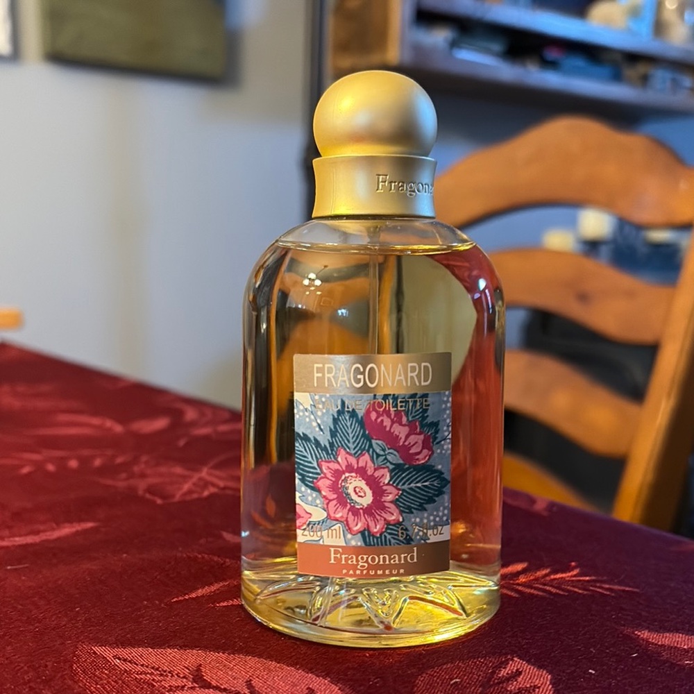 Fragonard Perfume with Floral Design